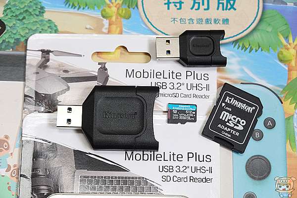 真的好快金士頓 Kingston Canvas Go Plus Microsdxc Uhs I U3 V30 512gb 記憶卡 Sdcg3 512gb 與usb3 2 Gen1速度的金士頓kingston Mobilelite Plus Microsd 讀卡機