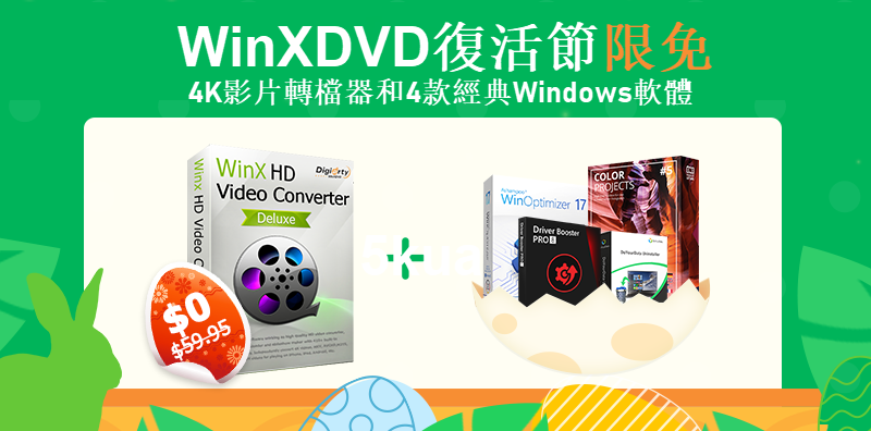 【限免】WinX Video Converter - 支援影片轉檔,下載,壓縮,編輯的多功能軟體