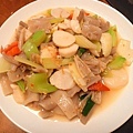XO醬炒雙鮮（干貝＋象拔蚌）