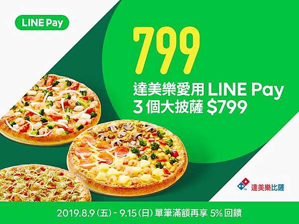 活動 達美樂用line Pay 消費滿額享5 點數回饋 Me 旅食 痞客邦