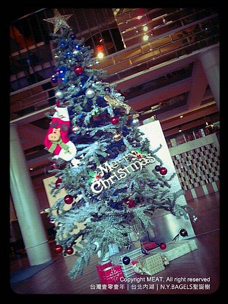 2012,12,28-02｜台北內湖｜N.Y.BAGELS聖誕樹