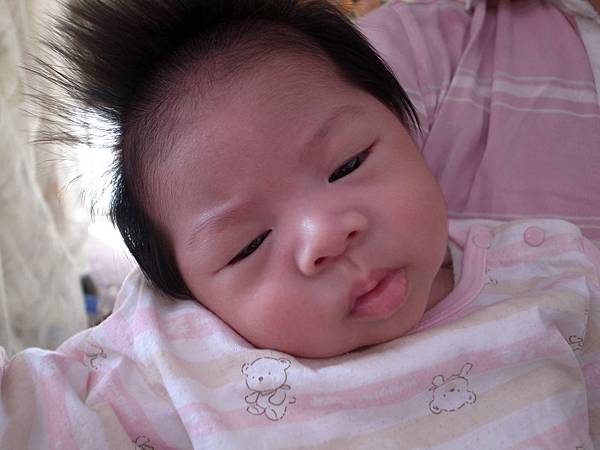 一副很想睡的樣子