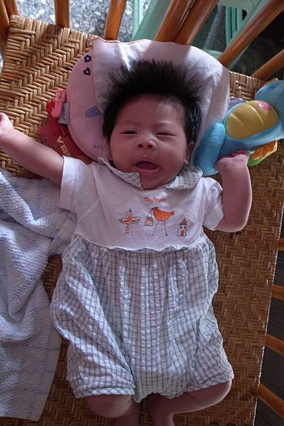 8月5號，穿包屁衣