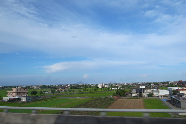 高速公路上看到蘭陽平原 高速公路上看到蘭陽平原
