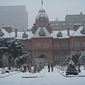 舊道廳！第二天的行程就讓我在在這裡遇上大雪，超開心。