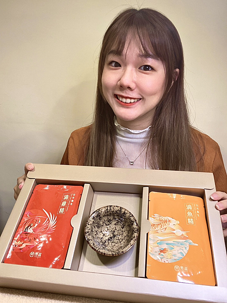 年節送禮排行榜的第一名！芳茲雞魚饗宴禮盒🐔再送天目釉品茗杯！