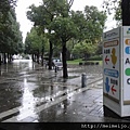 風雨交加的台場