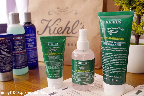 Kiehl's終擊油光清爽潔面膠/清爽勁涼噴霧/清爽乳液