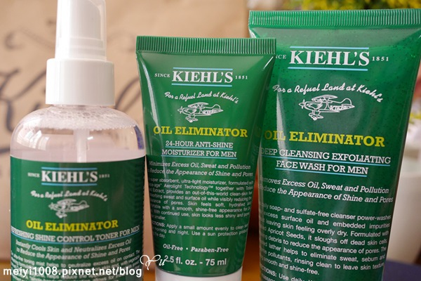 Kiehl's終擊油光清爽潔面膠/清爽勁涼噴霧/清爽乳液