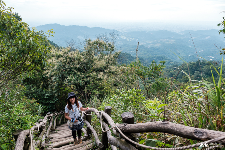 台中北屯 大坑四號步道 原木階梯步道 小有挑戰性 登台中人的後山 頭嵙山 輕旅行