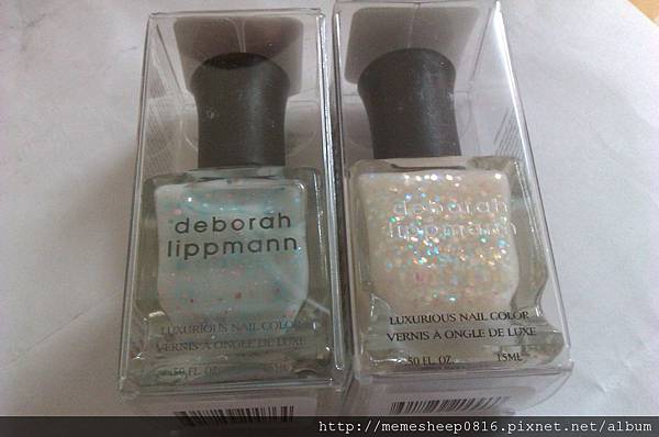 deborah lippmann-glitter in the air + stairway to heaven