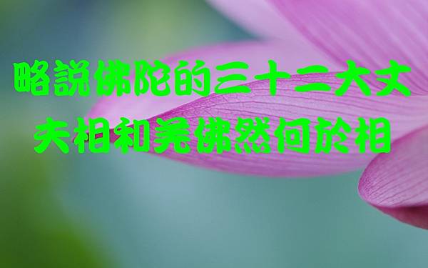 略說佛陀的三十二大丈夫相和羌佛然何於相.jpg 略說佛陀的三十二大丈夫相和羌佛然何於相.jpg