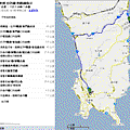 恆春往南田路線圖