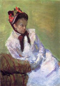 Mary Cassatt《自畫像》（1878年）