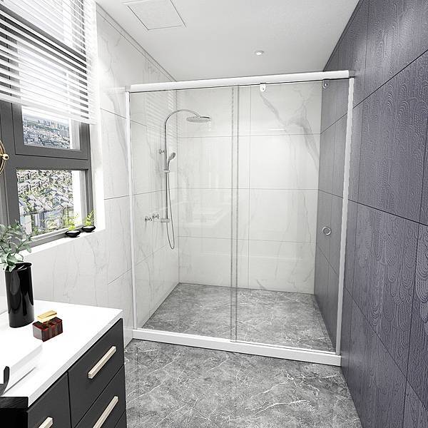 Itai 一太 5048霧銀色簡框拉門實拍圖