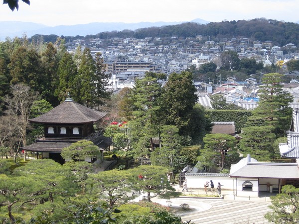 從高處看銀閣寺