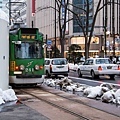 白雪覆蓋的札幌街頭