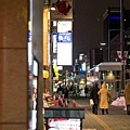 夜晚的札幌街頭