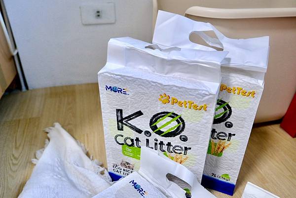 貓砂界的神救援!K.O.稻殼貓砂實測心得💥馬桶不卡、除臭力爆