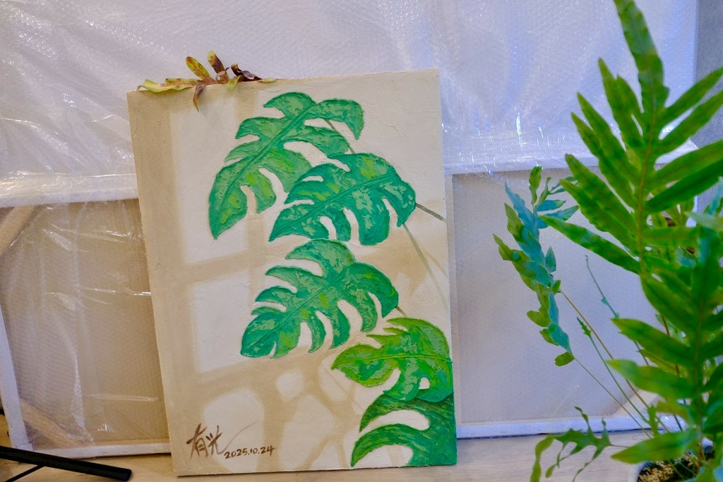 療癒藝術肌理畫!帶走屬於你的一片海洋跟正能量蝴蝶|三天解決不