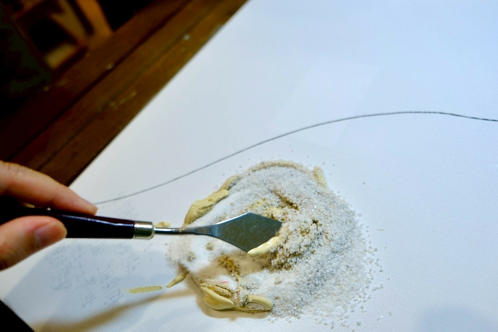 療癒藝術肌理畫!帶走屬於你的一片海洋跟正能量蝴蝶|三天解決不