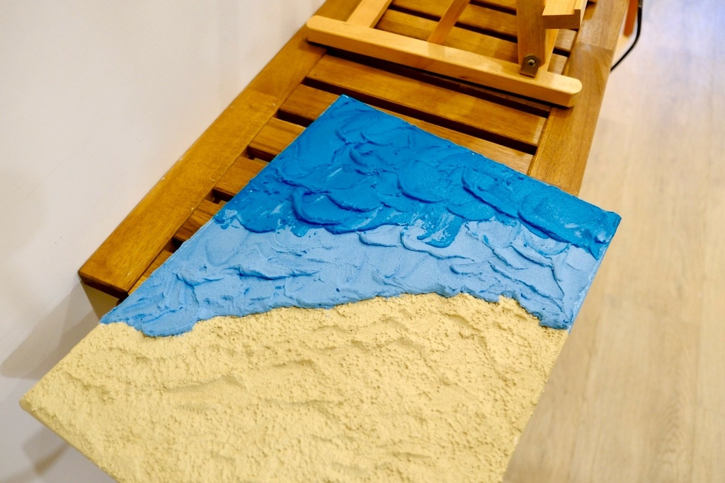 療癒藝術肌理畫!帶走屬於你的一片海洋跟正能量蝴蝶|三天解決不