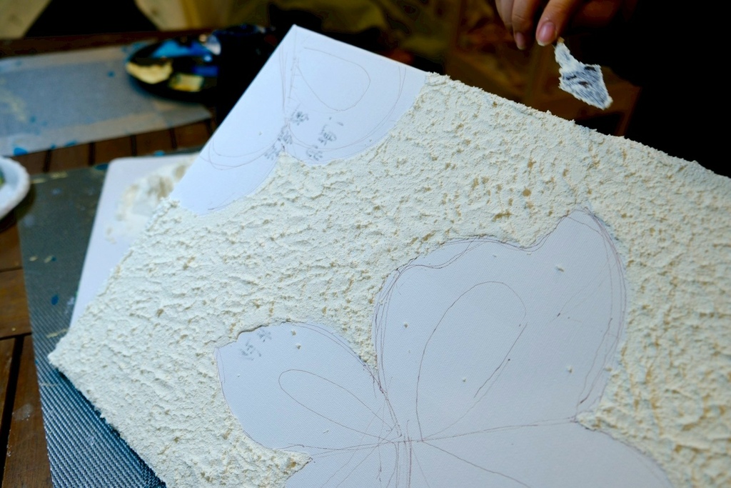 療癒藝術肌理畫!帶走屬於你的一片海洋跟正能量蝴蝶|三天解決不