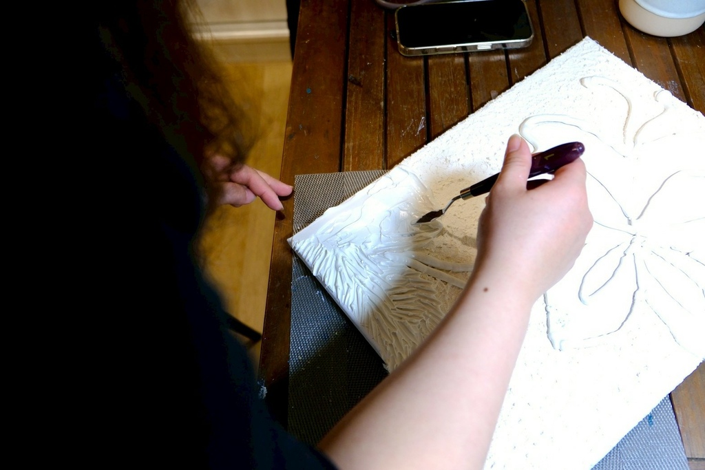 療癒藝術肌理畫!帶走屬於你的一片海洋跟正能量蝴蝶|三天解決不