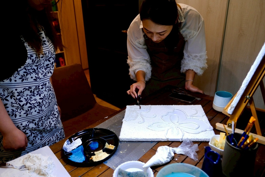 療癒藝術肌理畫!帶走屬於你的一片海洋跟正能量蝴蝶|三天解決不