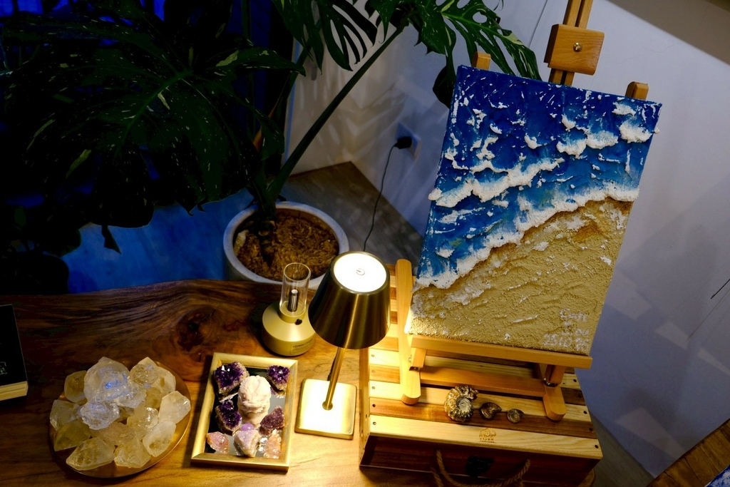 療癒藝術肌理畫!帶走屬於你的一片海洋跟正能量蝴蝶|三天解決不