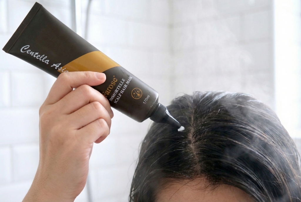 辦公室乾癢頭皮救星！開箱Farose髮諾絲蠟菊髮膜，實測3分