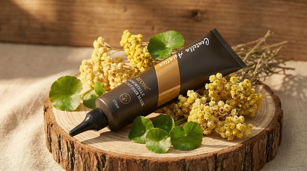 辦公室乾癢頭皮救星！開箱Farose髮諾絲蠟菊髮膜，實測3分