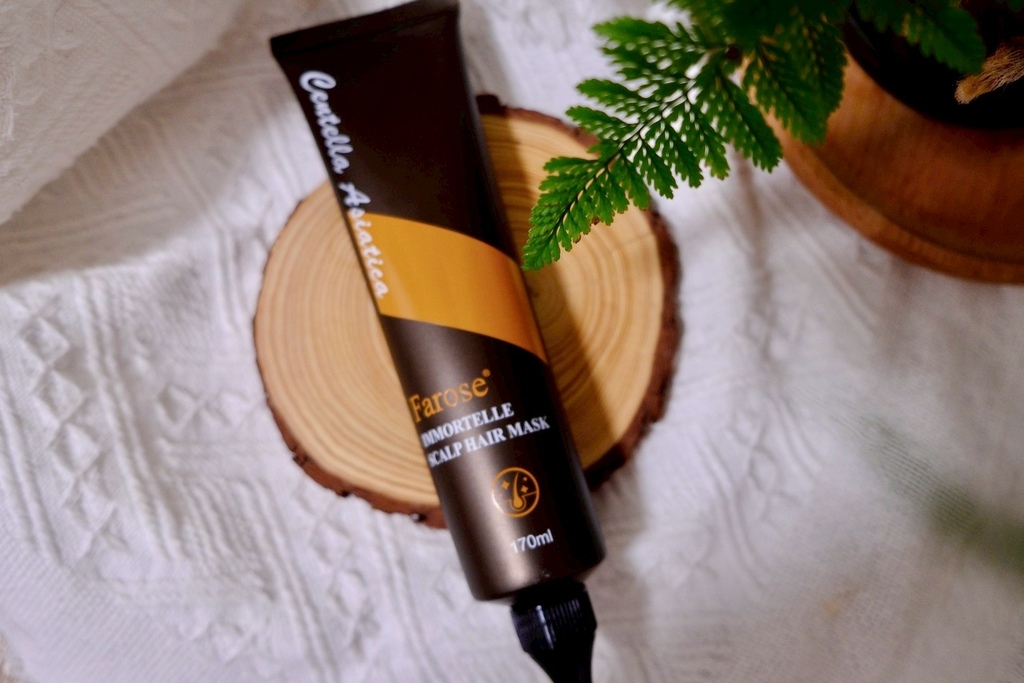 辦公室乾癢頭皮救星！開箱Farose髮諾絲蠟菊髮膜，實測3分