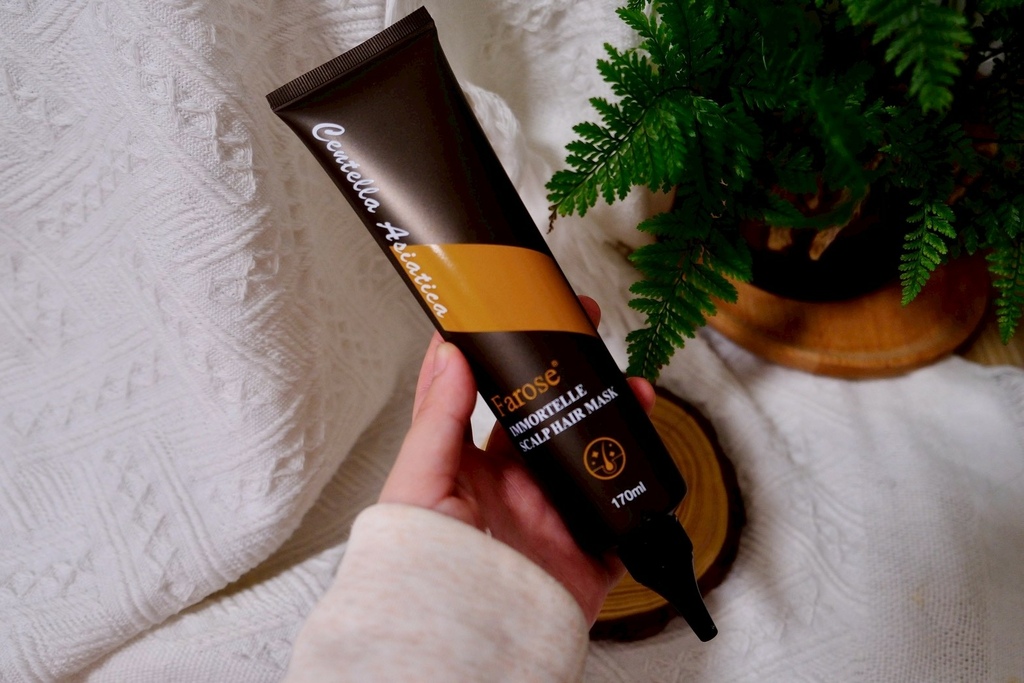 辦公室乾癢頭皮救星！開箱Farose髮諾絲蠟菊髮膜，實測3分