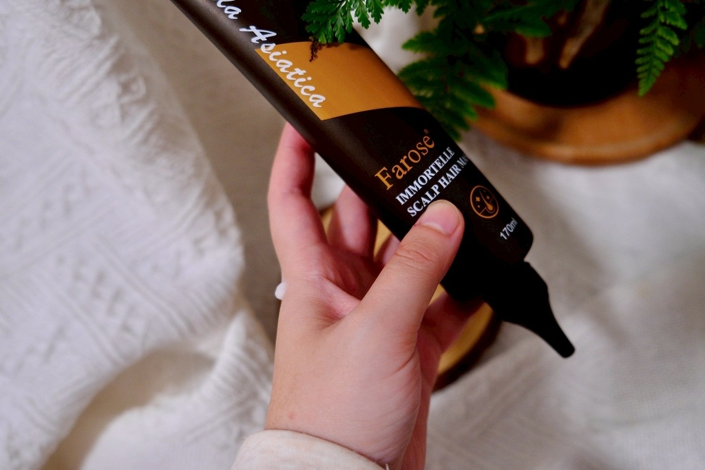 辦公室乾癢頭皮救星！開箱Farose髮諾絲蠟菊髮膜，實測3分