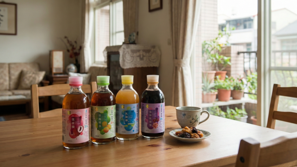 戒掉手搖飲的秘密武器？百家珍Light輕果醋4款風味（荔枝/