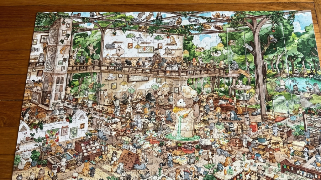 這不只是拼圖？貓奴必玩的「貓其林餐廳」解謎遊戲，拼完才是真正