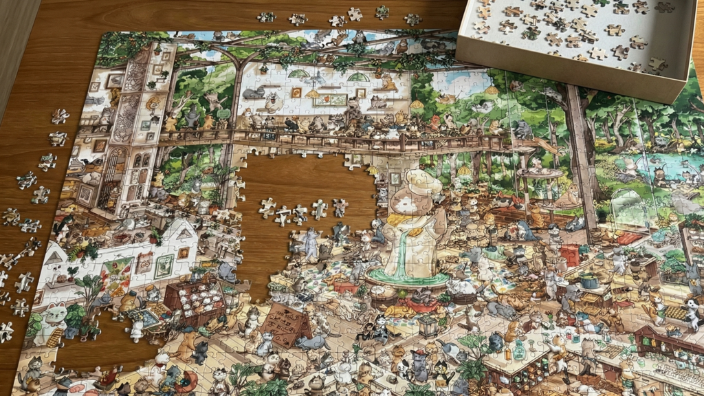 這不只是拼圖？貓奴必玩的「貓其林餐廳」解謎遊戲，拼完才是真正