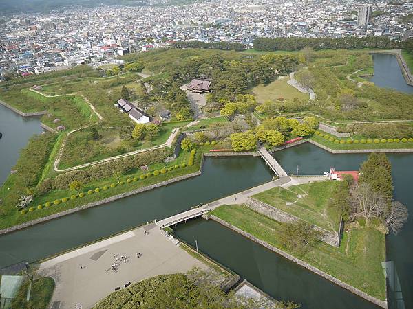 遠眺五稜郭城