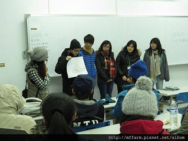 20150117春陽(李圓恩) 園藝系學生實習 夜間觀蛙前的青蛙面臨困境分享 (24)