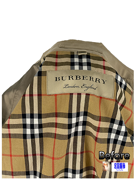 宏銘服飾SewBeautiful 美縫 修改衣服 英國買的Burberry風衣太大 太長 改窄 改短 天母 老師傅02.png