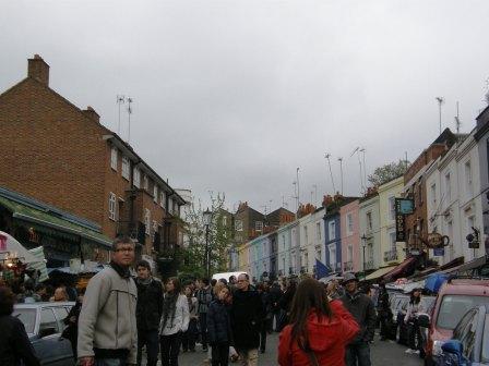 Portobello market 的人潮