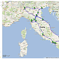 義大利行程總地圖