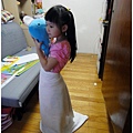 20130814小Ｍｏ在外婆家的基本打扮。一定要長裙！