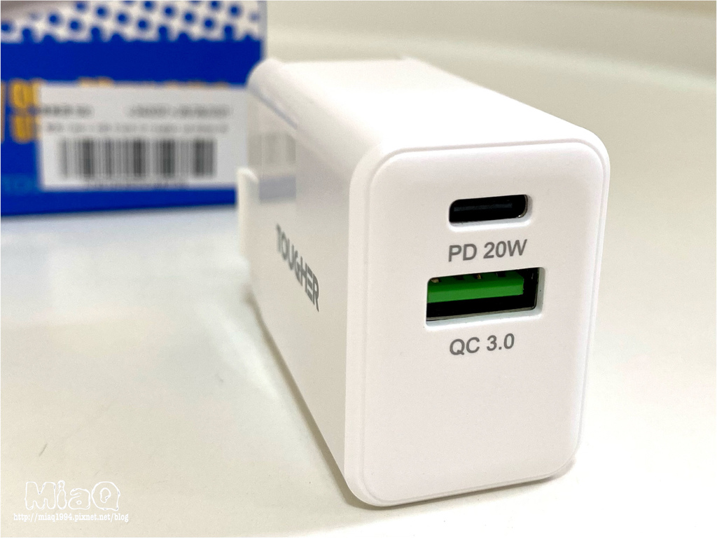 蘋果安卓系統都能使用的快充頭推薦「TOUGHER PD+QC雙孔快充頭」，安全防護、 快速充電，國際電壓通用 (4).JPG