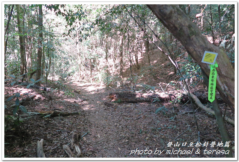 白姑大山3天2夜行Day1登山口至松針營地篇 白姑大山3天2夜行Day1登山口至松針營地篇