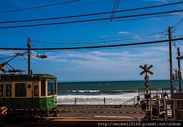鐮倉高校前 灌籃高手片頭電車/海景 鐮倉高校前 灌籃高手片頭電車/海景