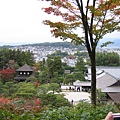 山上鳥瞰銀閣寺