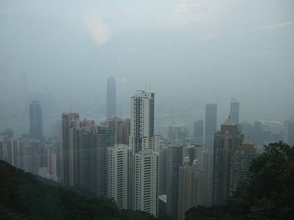 充滿高樓大廈的香港