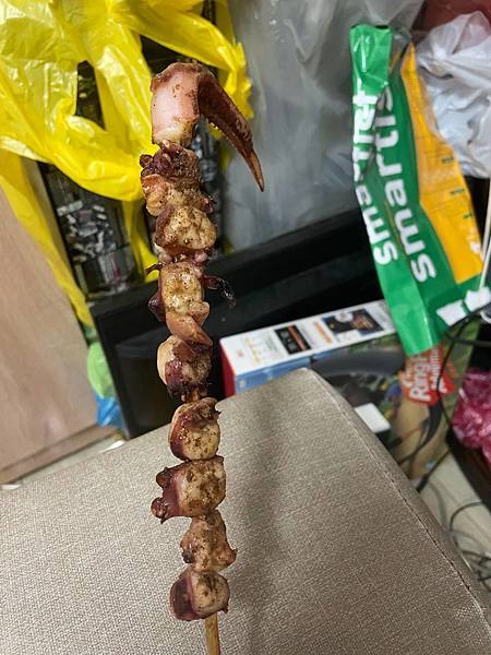 燒等幾勒中藥燒烤烤魷魚100+烤節瓜25